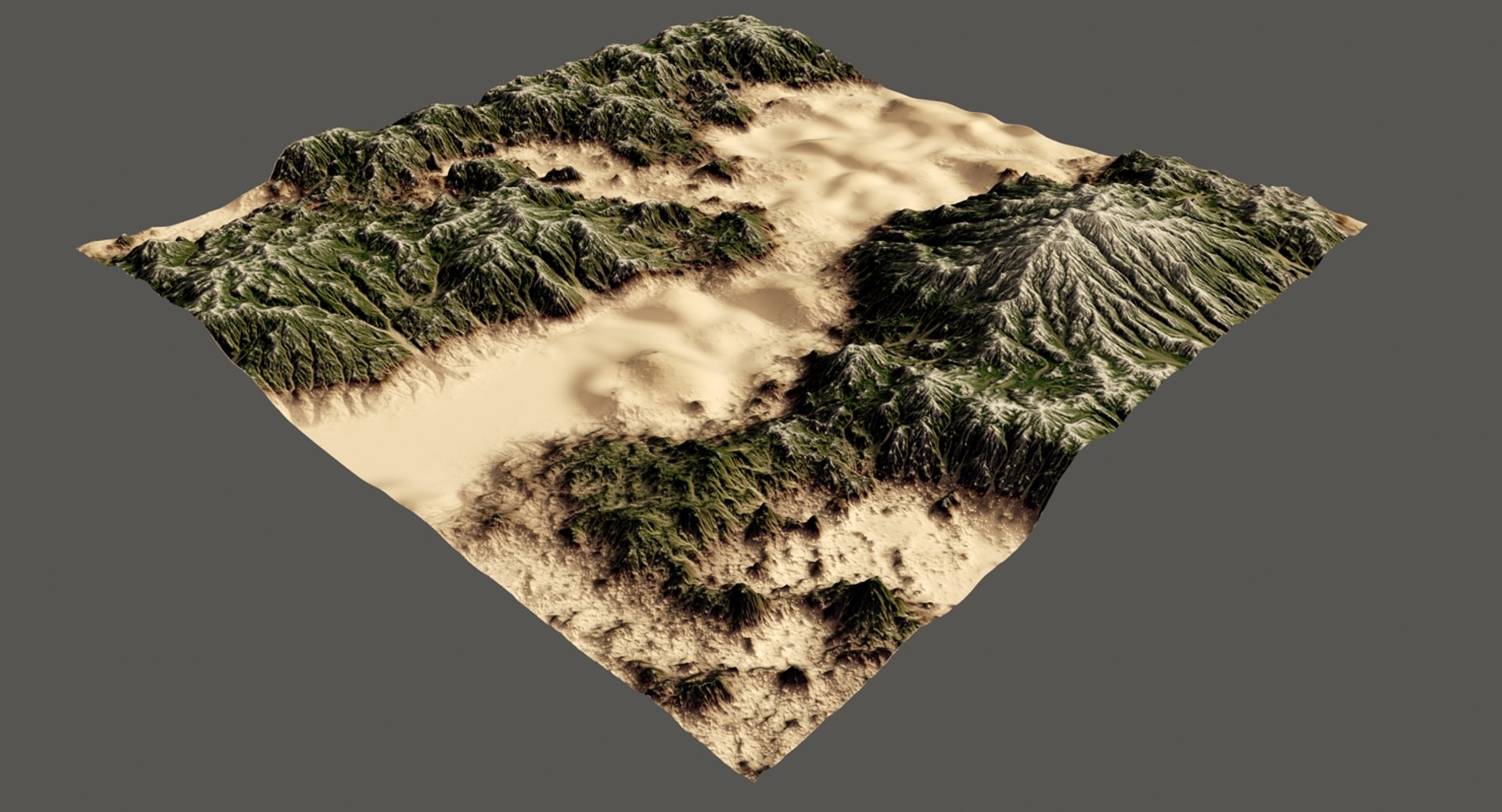 Terrain River 3D - TurboSquid 1204218