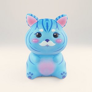 Blue Tiger 3D model