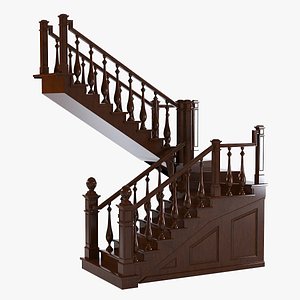 3d max english staircase