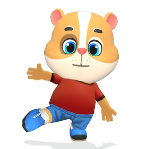Hamster Guinea Pig Mouse Animated Rigged