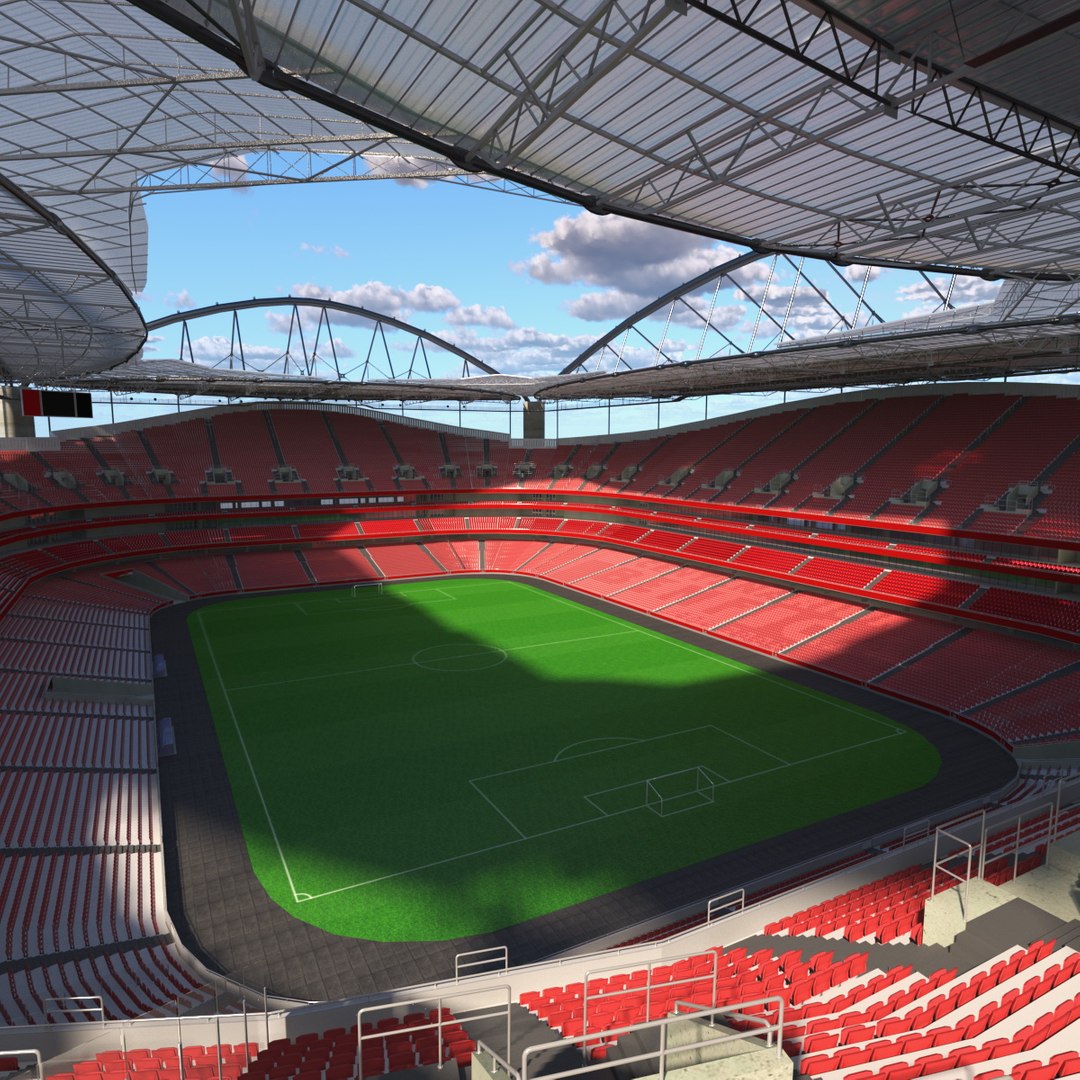 Sports Soccer Stadium 3D model preview