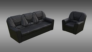 3D model furniture sofa