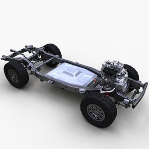 3D model Off road vehicle chassis