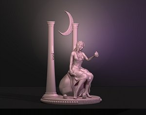 HIGH PRIESTESS 3D model