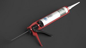 Pistol with Silicone