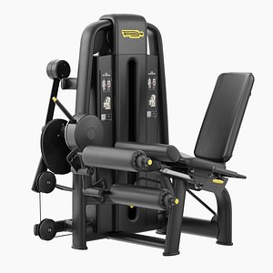 3D Technogym Selection 700 - Dual Leg Curl Extension model