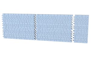 Brick Wall Seamless 3D print model