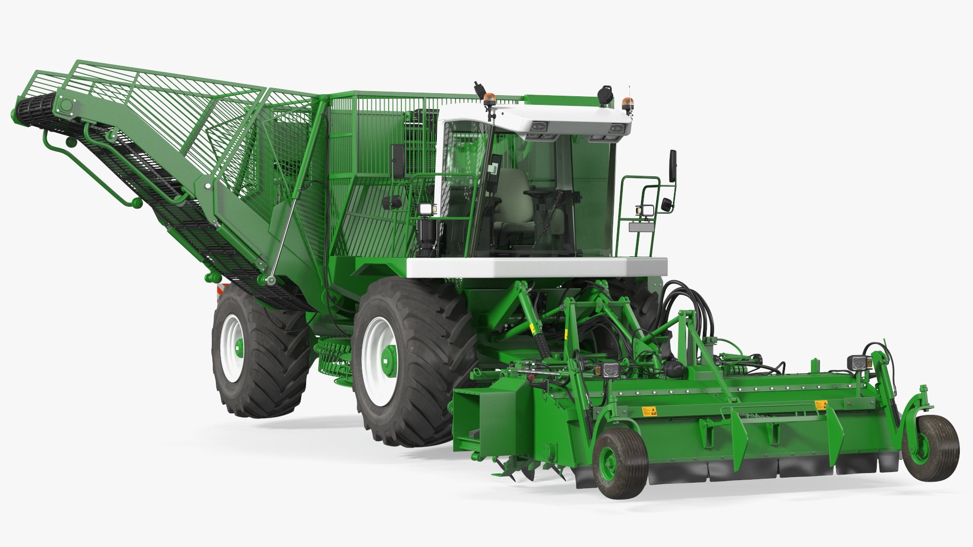 Self Propelled Sugar Beet Harvester 3D model preview