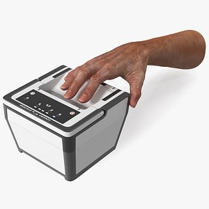 Cogent 3M CS500e Live Scan Tenprint Scanner with Man Hand