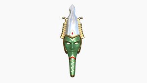 Osiris Mask A03 - Egyptian Gods Character Clothing 3D model