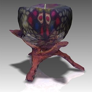 candle stand light 3d model