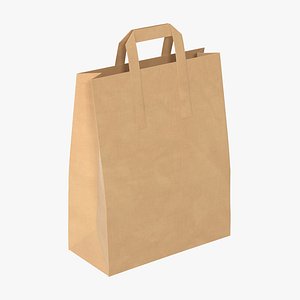 grocery bag paper handles model