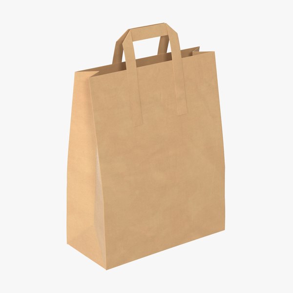grocery bag paper handles model