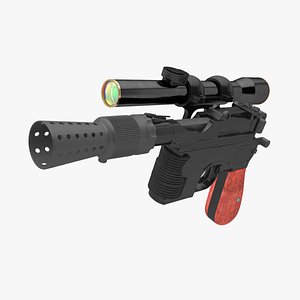 3D Hans Heavy Blaster Pistol