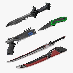 Futuristic Sci Fi Weapons Collection 2