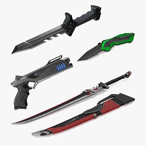 Futuristic Sci Fi Weapons Collection 2