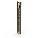 Gold Zipper And Slider