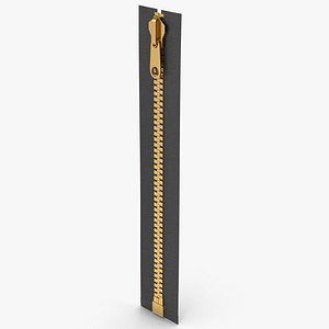 Gold Zipper And Slider