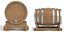 Wooden barrel with faucet 3D model