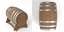 Wooden barrel with faucet 3D model