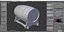 Wooden barrel with faucet 3D model