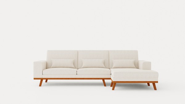 modèle 3D de Canapé divan Copenhague droit Manchester - TurboSquid 2232243