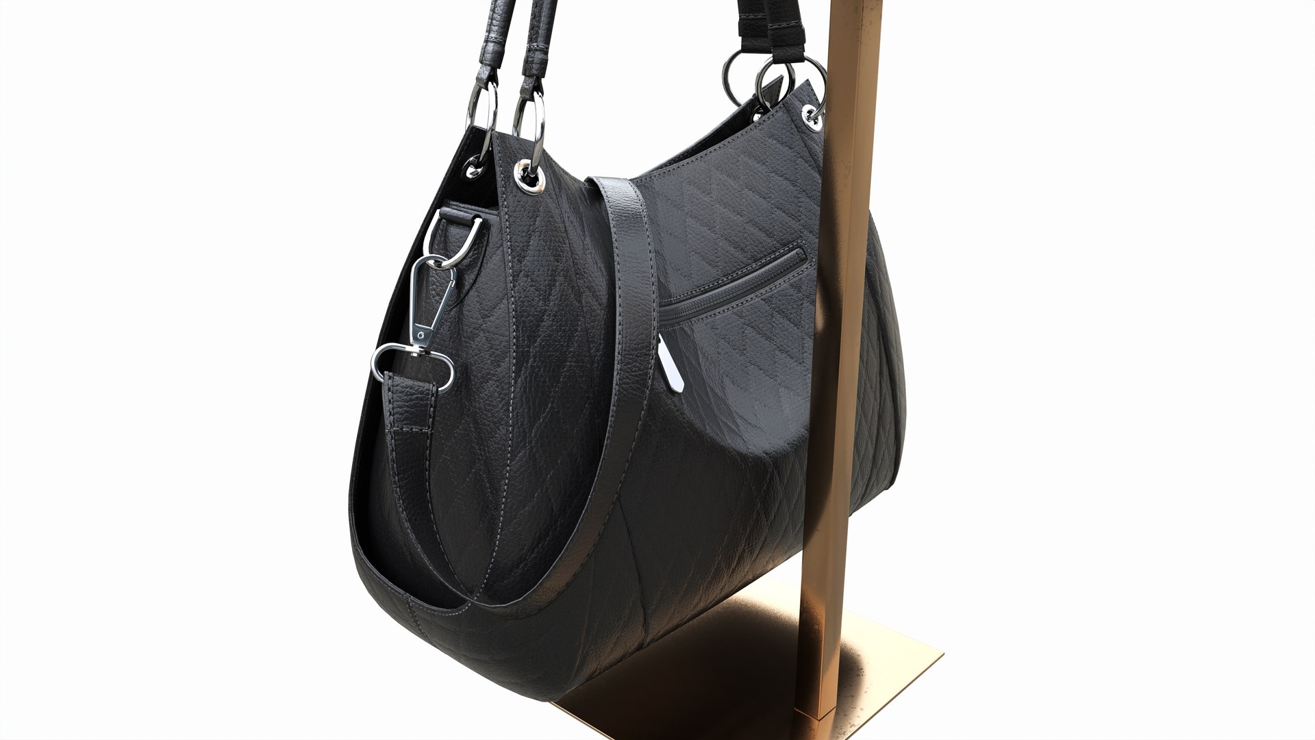 3D Store Adjustable Handbag Display Rack Model - TurboSquid 2201776