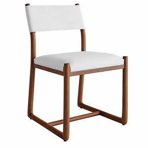 Four Hands Bilson Outdoor Dining Chair 3D model