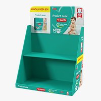 Retail Table Display Stand Pampers