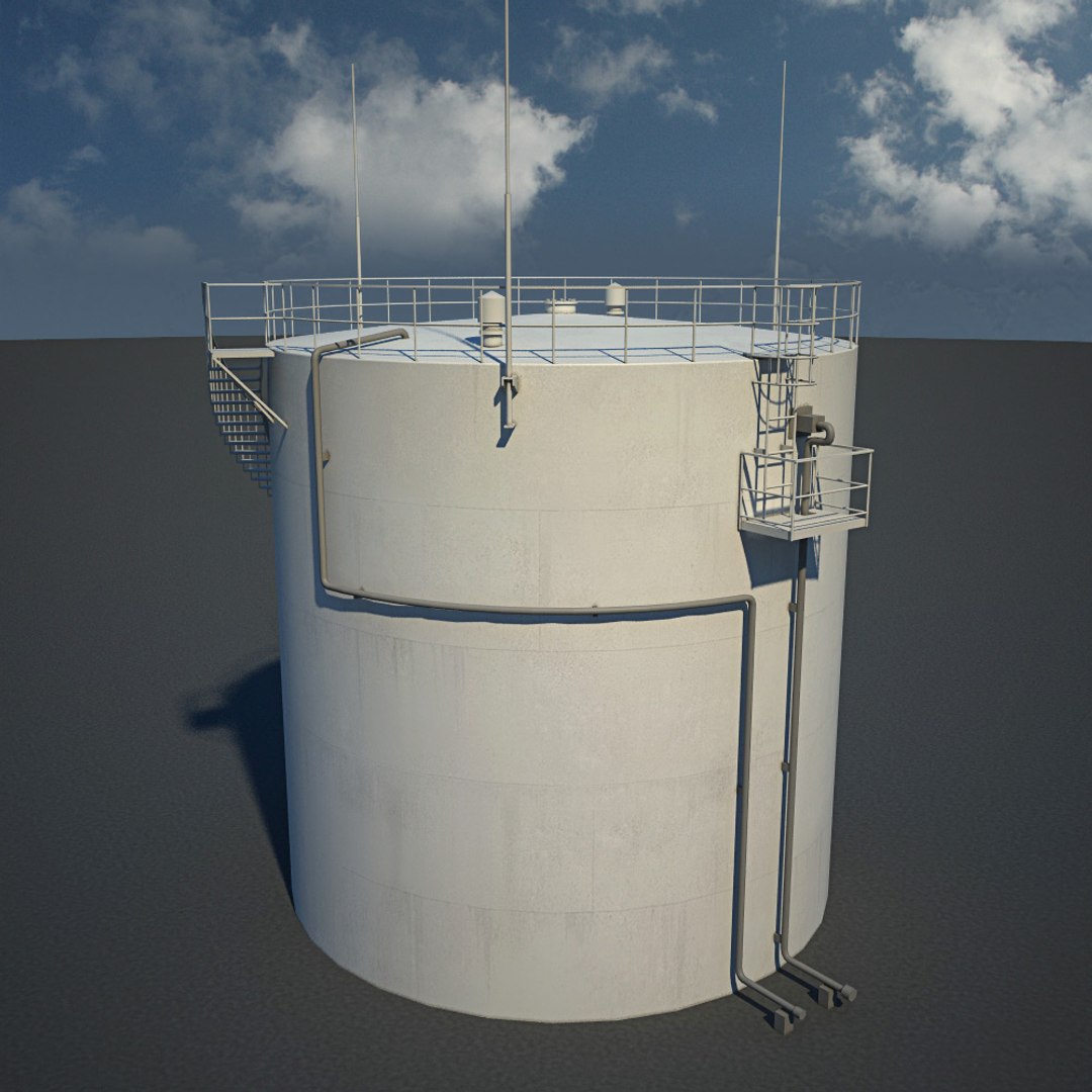 3d model oil tank