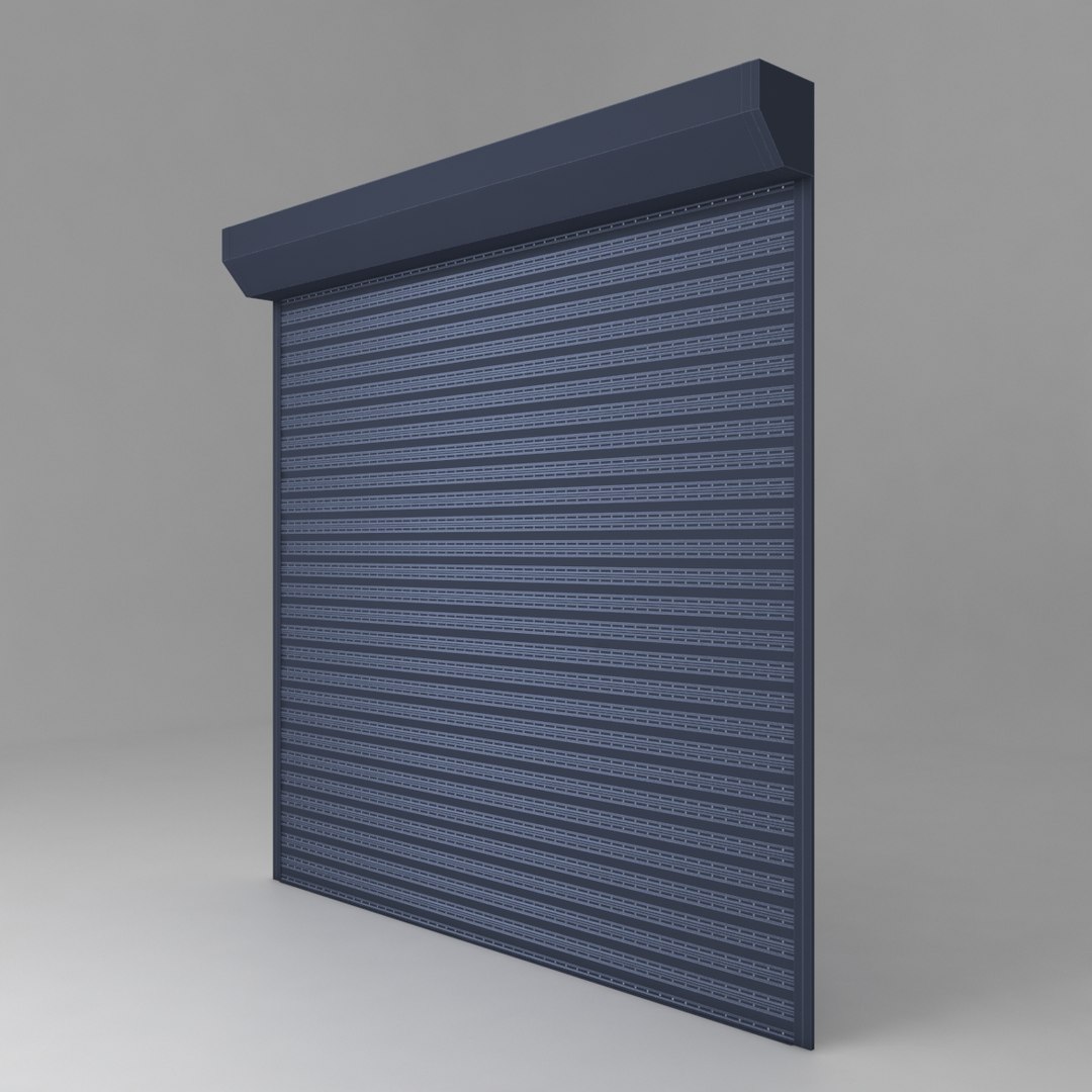 Store garage door model - TurboSquid 1370075