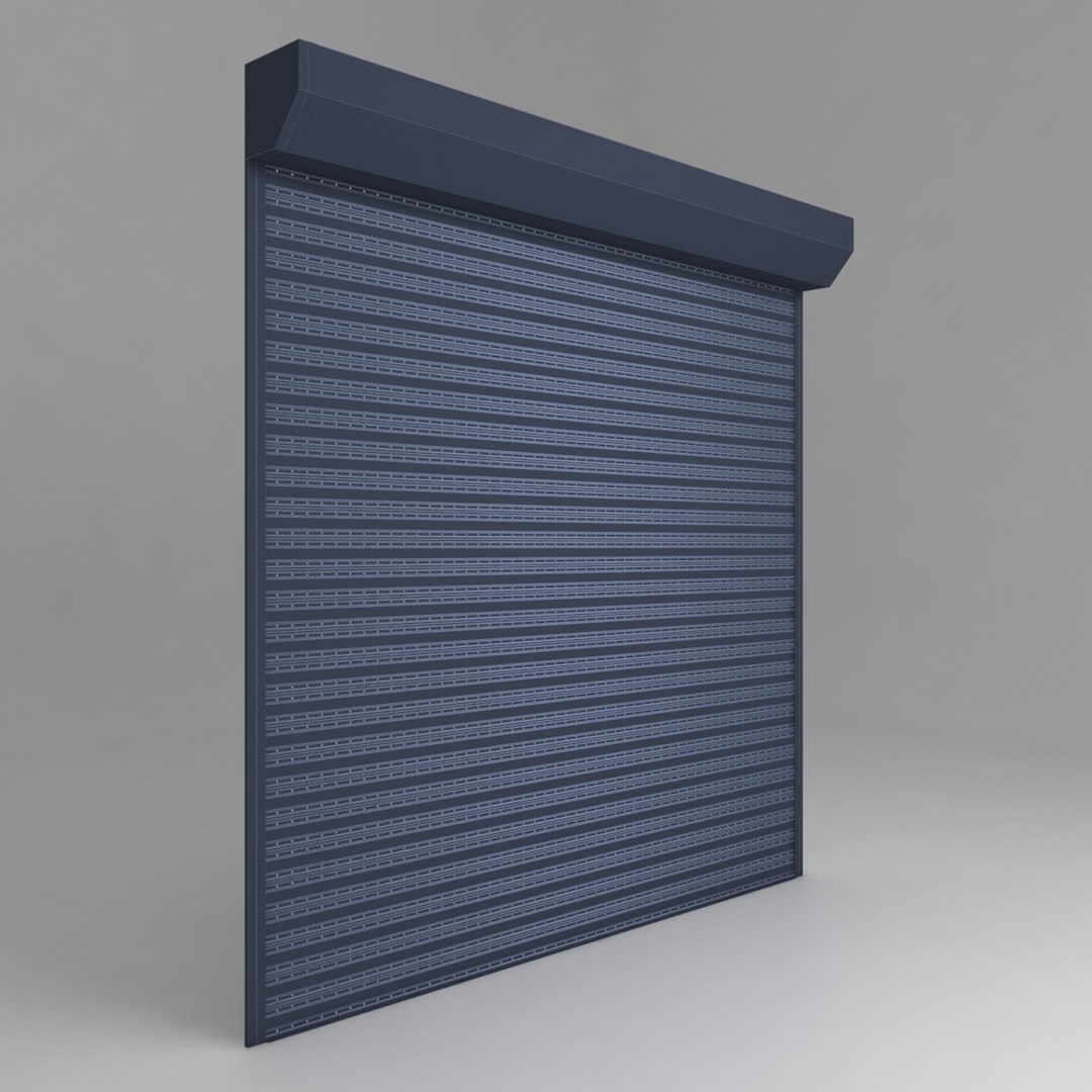 Store garage door model - TurboSquid 1370075