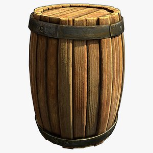 Wooden Barrel Game Ready