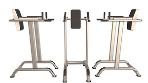 3D model Vertical Knee Raise