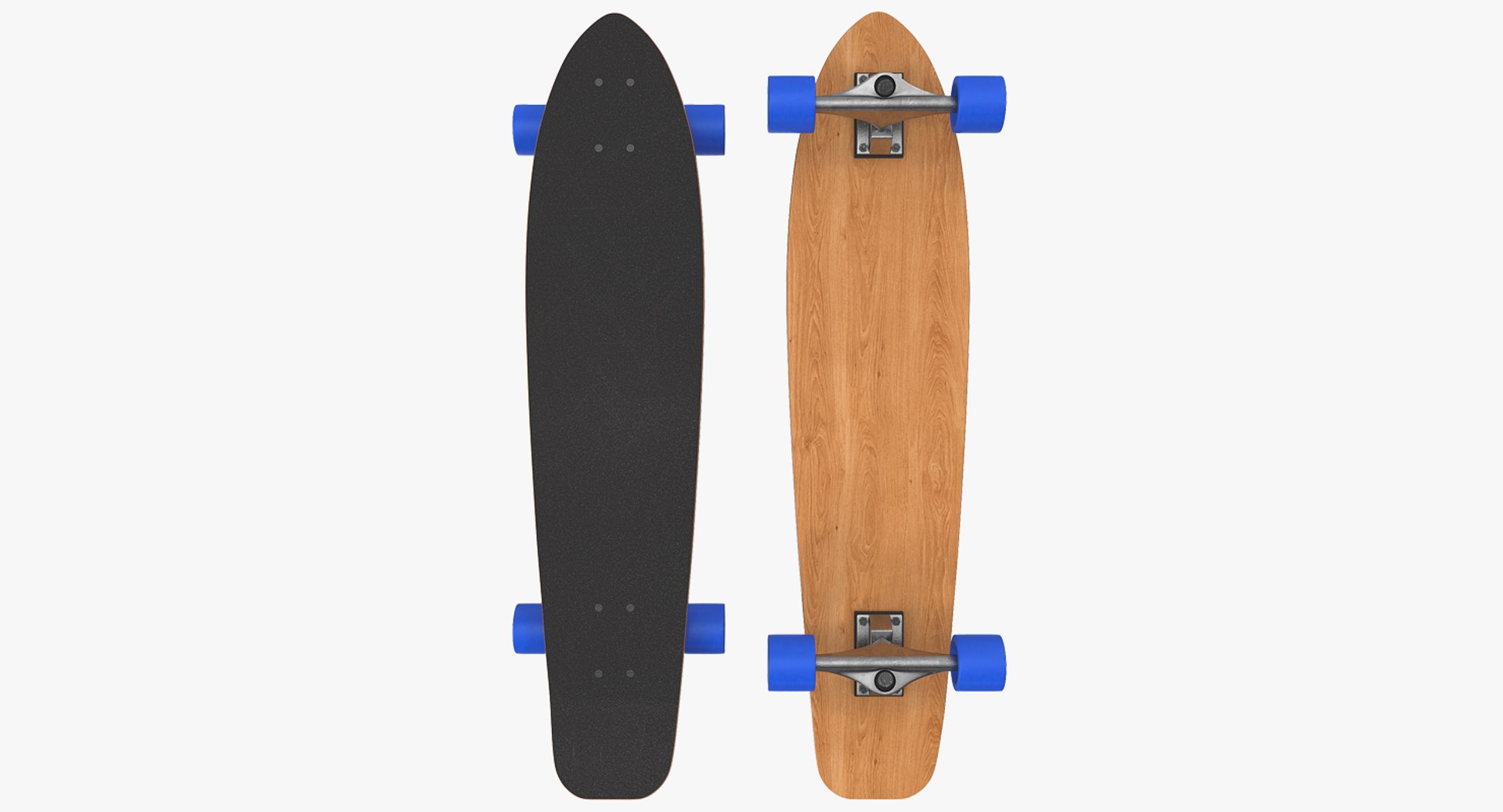 Longboard Generic 3D model preview
