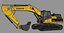 generic crawler excavator rigged max
