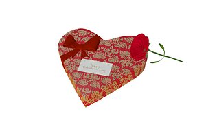 st valentine heart gift 3D model