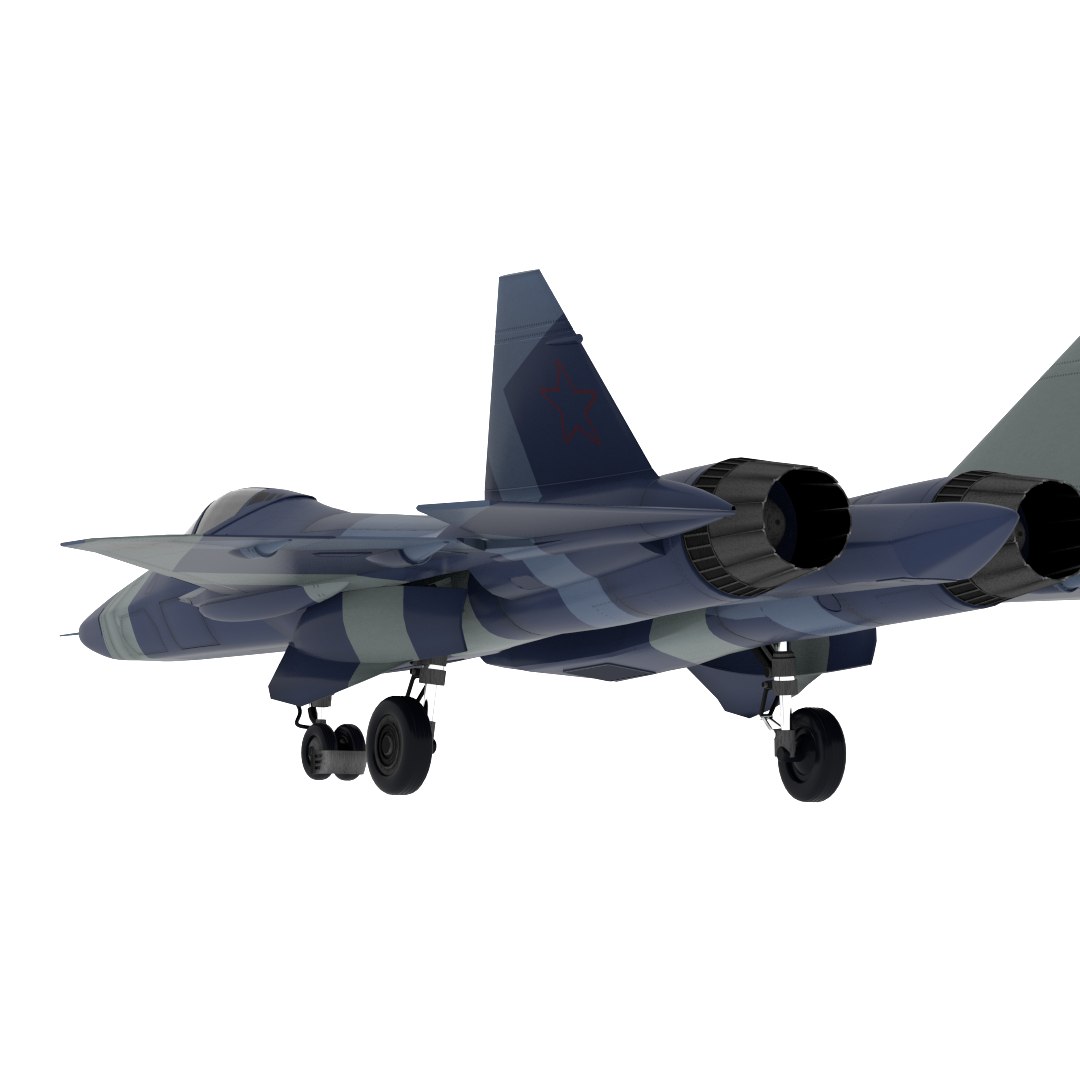 sukhoi pakfa fighter 3D model https://p.turbosquid.com/ts-thumb/ql/QU8oss/DA5HgnTt/7/png/1497602523/1920x1080/fit_q87/d175384ff88f607d0a9aa75baa9284287c17dc6e/7.jpg