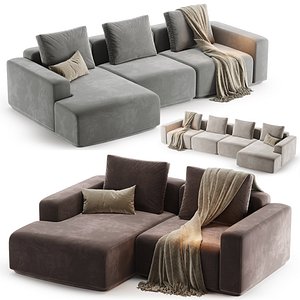 3D Corner Sofa Grant By Lavsit