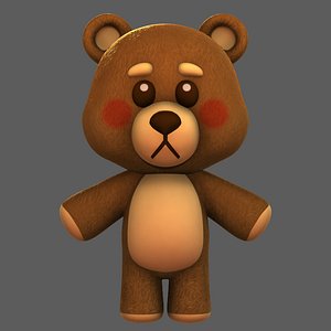 3D Bear from Masha and the Bear T-pose - TurboSquid 2132405