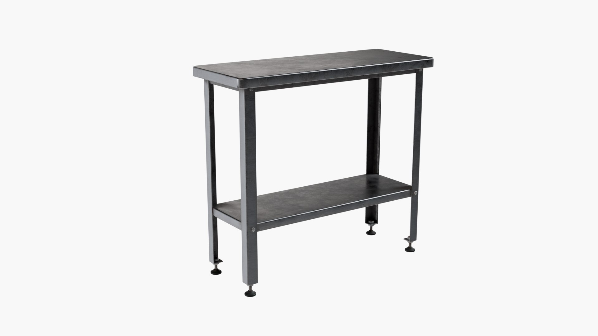Industrial Metal Kitchen Table 3D Model - TurboSquid 2316686