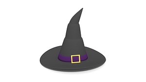 witch hat cartoon 3D model