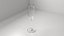 champagne glass 1 3D model