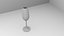champagne glass 1 3D model