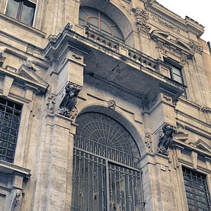 Ancient Roman  facade scan 16 3D model