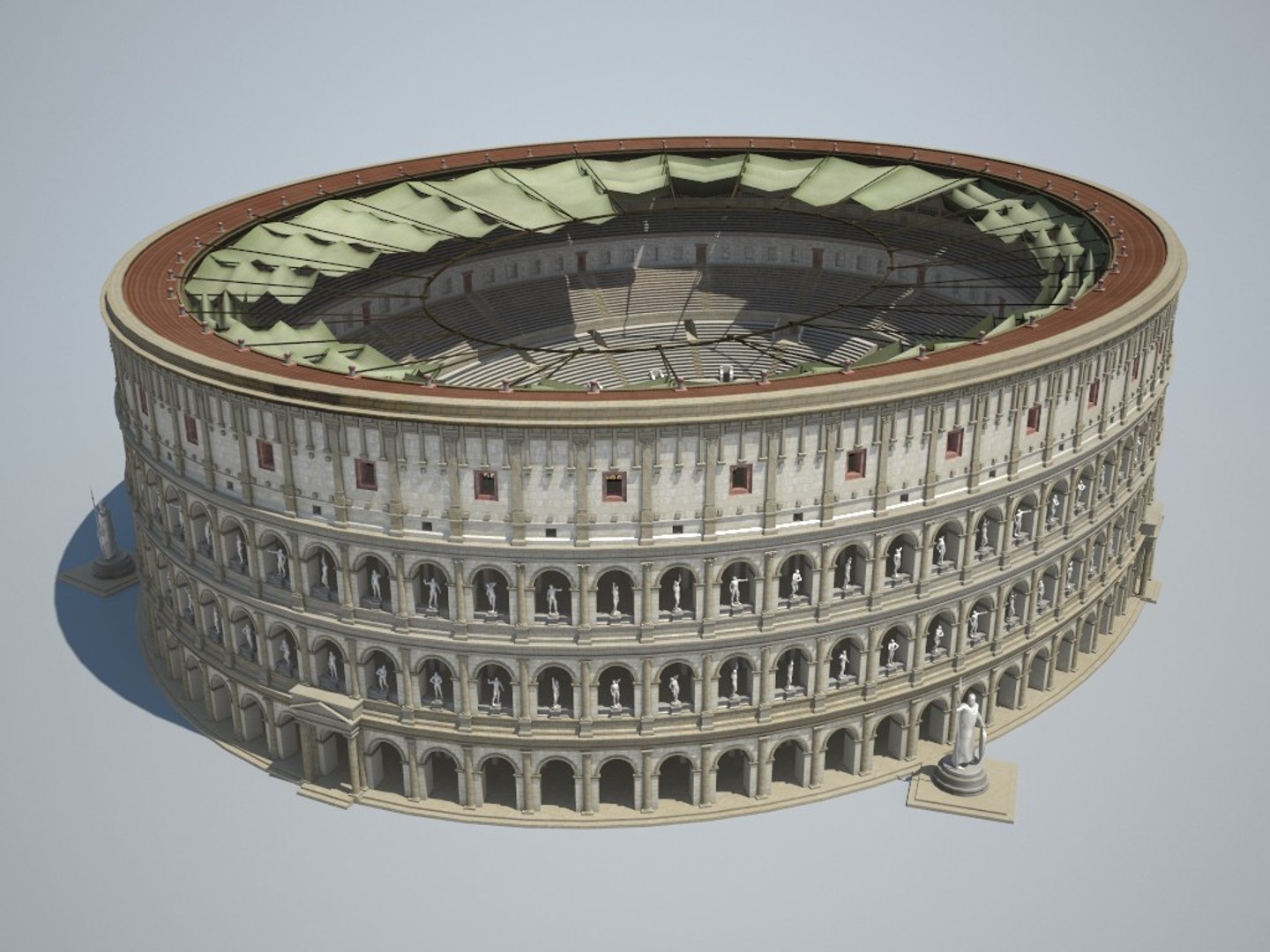 Новый колизей. Колизей в Риме реконструкция. Колизей 3д модель. Колизей Рим реконструкция 3д. Колизей тент Рим.