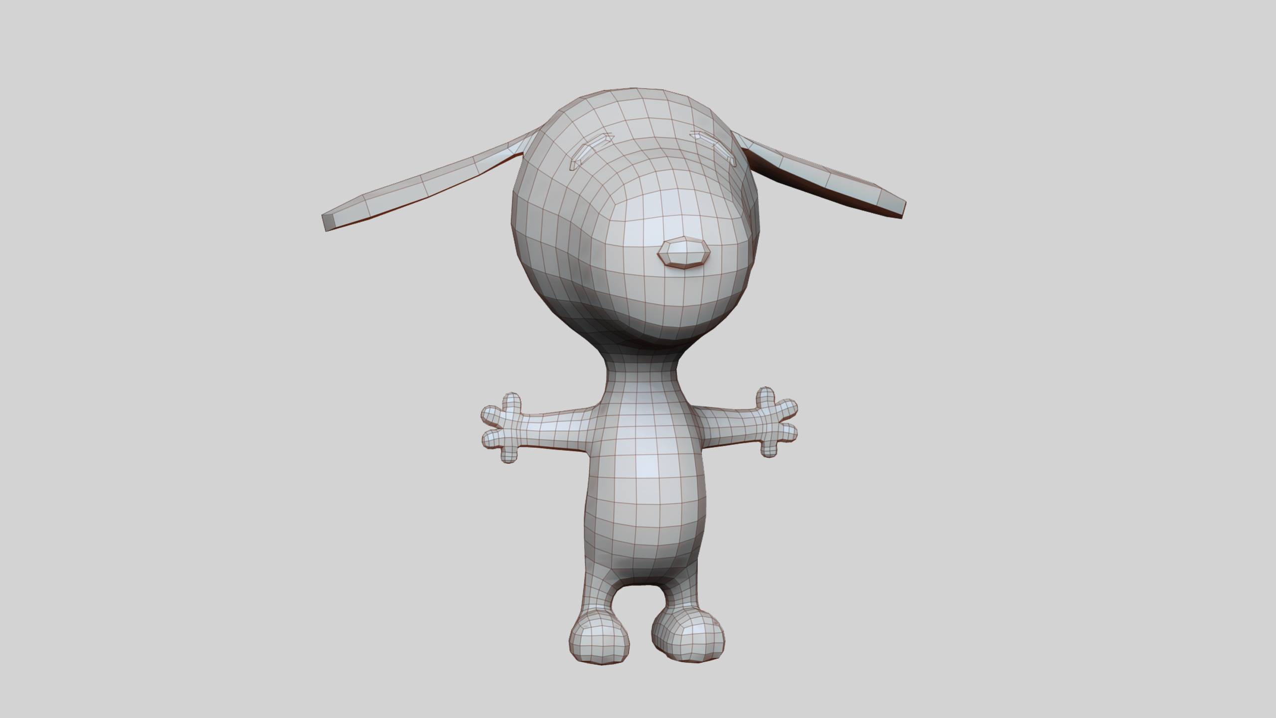 Snoopy comics 3D model - TurboSquid 1690615