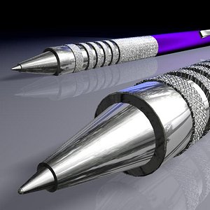 blue pen