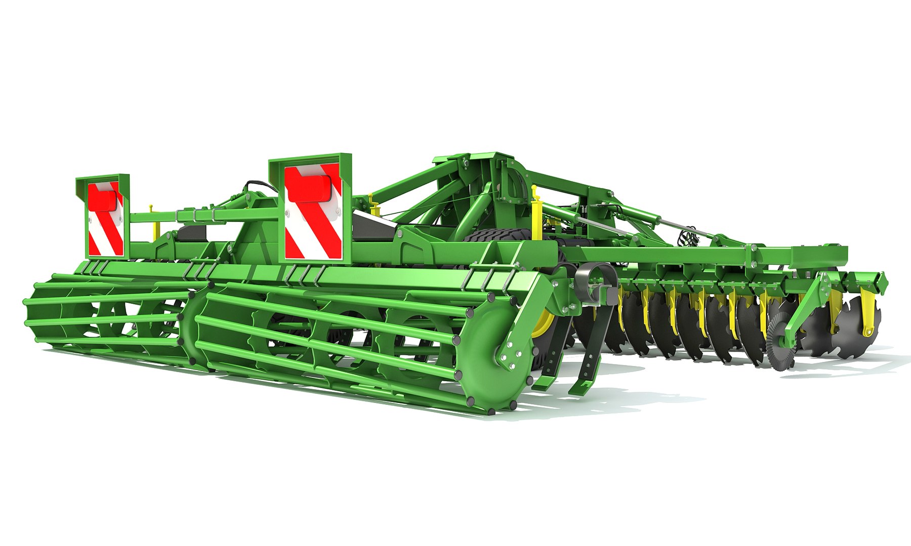 3D disc harrow model TurboSquid 1451419