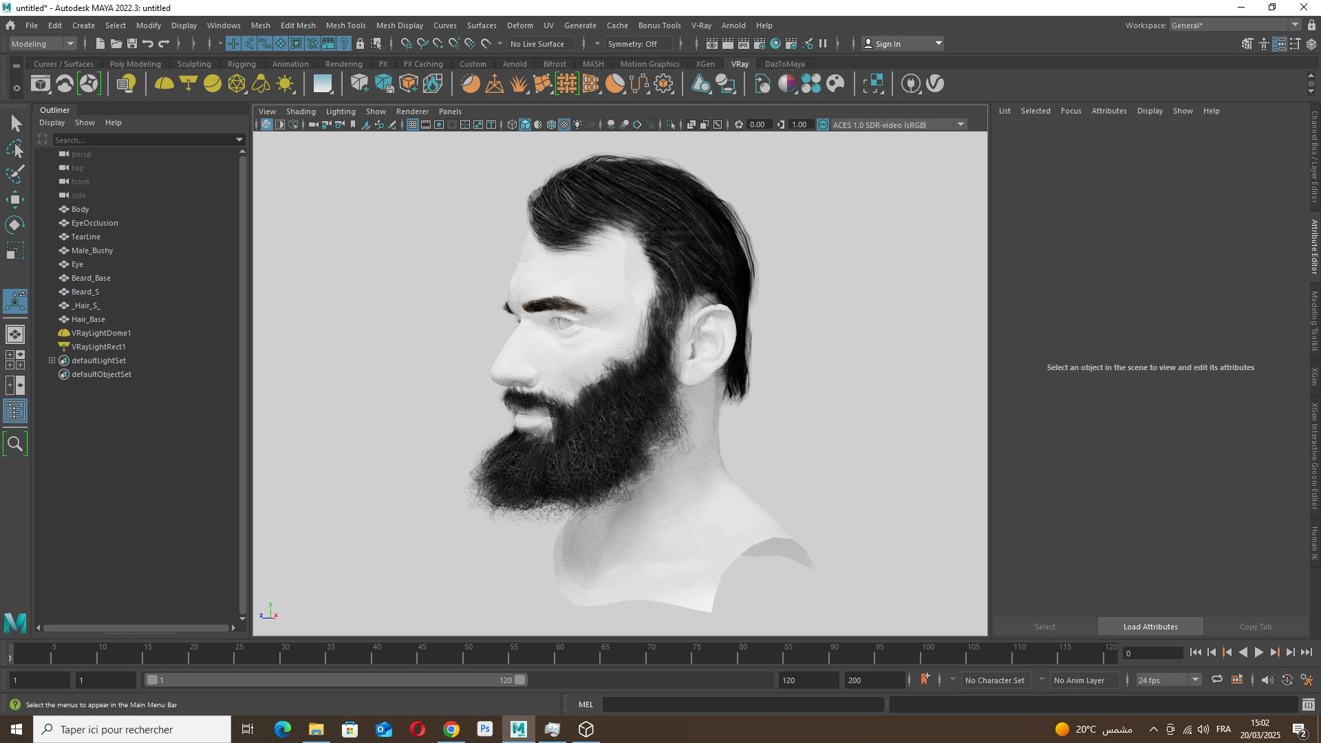 Thick Beard With Classic Hair - Game-Ready Asset Model - TurboSquid 2395995